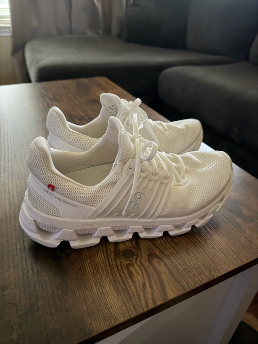 On Cloudswift Women's Athletic Sneakers in White